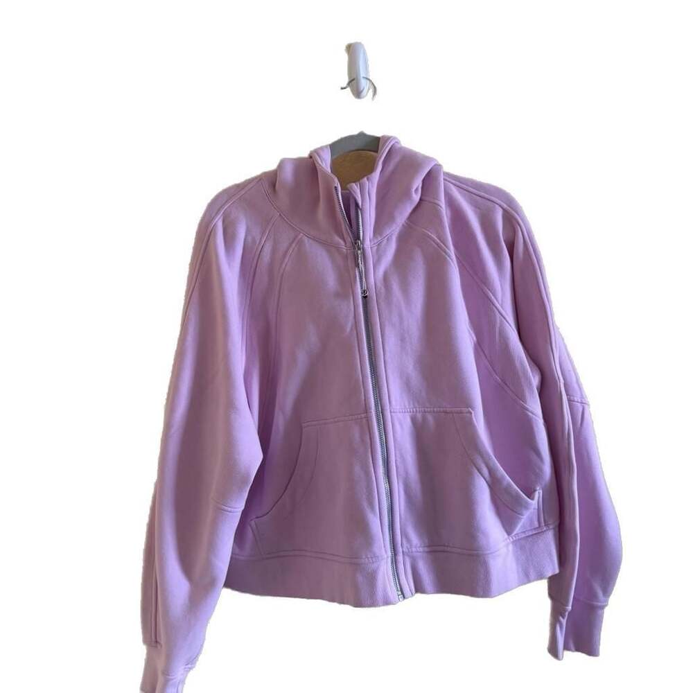 Lululemon Scuba Oversized Full-Zip Hoodie Pink XL/XXL